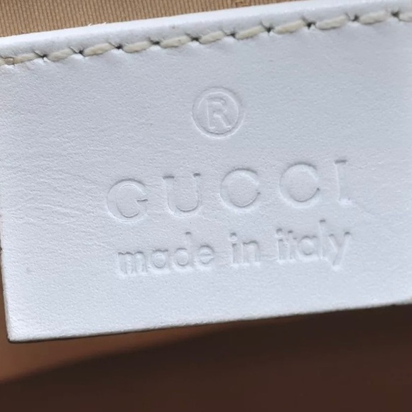 ✨SOLD✨ Gucci Boat Bag Vintage White - Picture 9 of 10